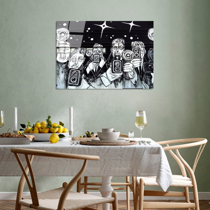 Wallity UV-480 45 x 65 Cuadro de Vidrio Templado Banksy Wallity UV-480 45 x 65 Cuadro de Vidrio Templado Banksy